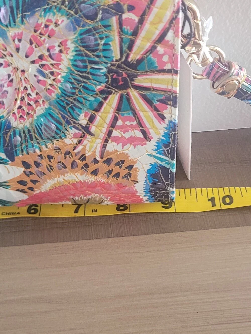 Brahmin Daisy Desert Bloom Wrislet Clutch Bag